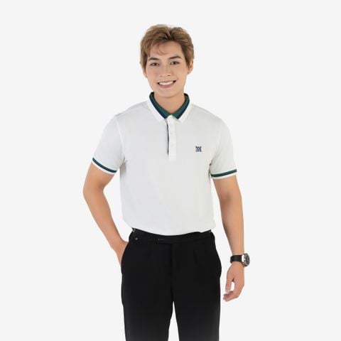  Áo Polo nam AM màu trắng PLM241-11 