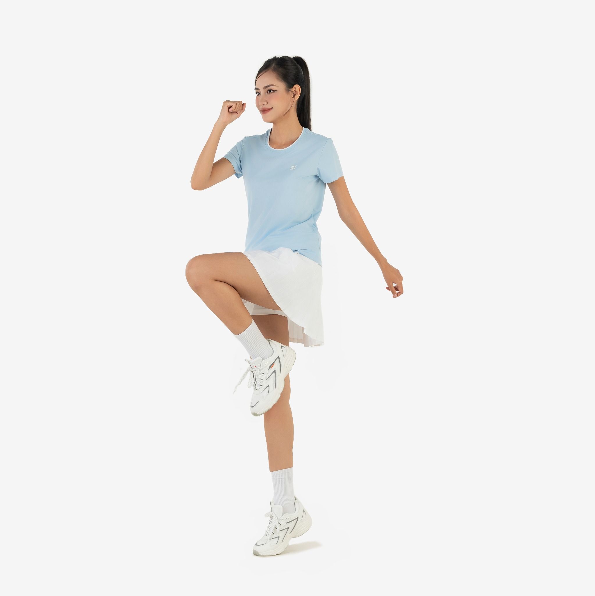  Áo Tshirt nữ AM màu xanh nhạt TSW2401-33 