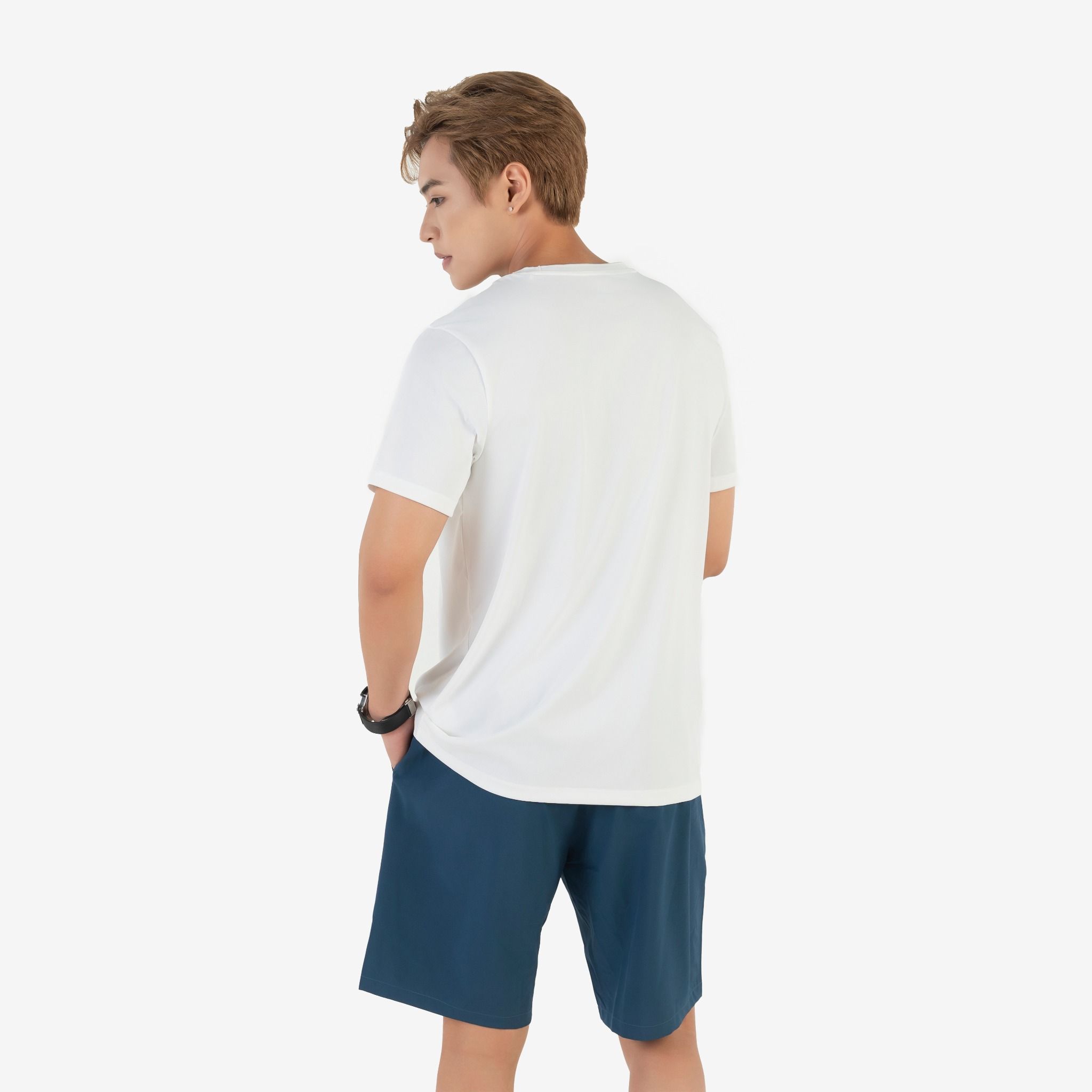 Áo Tshirt nam AM màu trắng TSM2401-11 