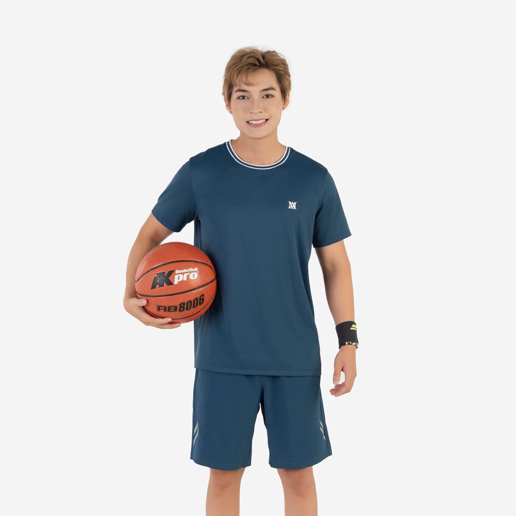  Áo Tshirt nam AM màu tím than TSM2401-44 