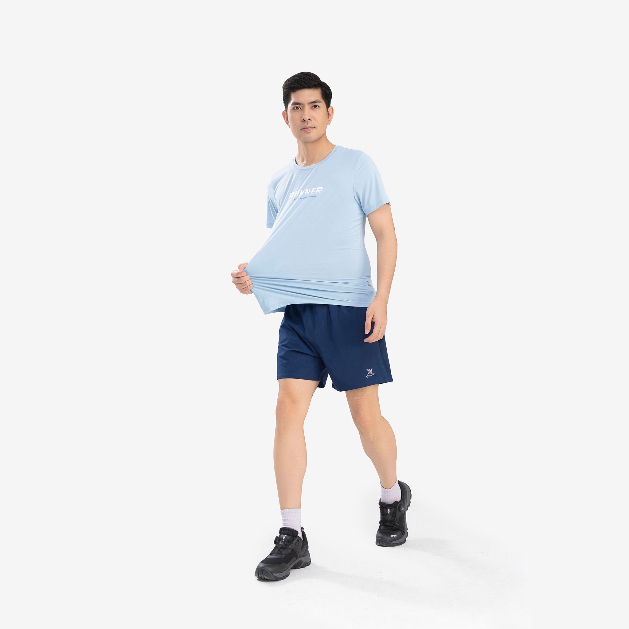  Áo Tshirt nam AM màu xanh nhạt MT25124-33 