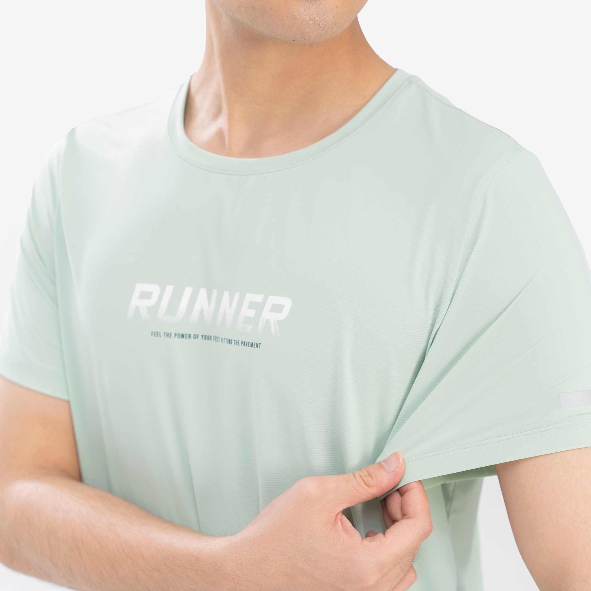  Áo Tshirt nam AM màu xanh mint MT25124-37 