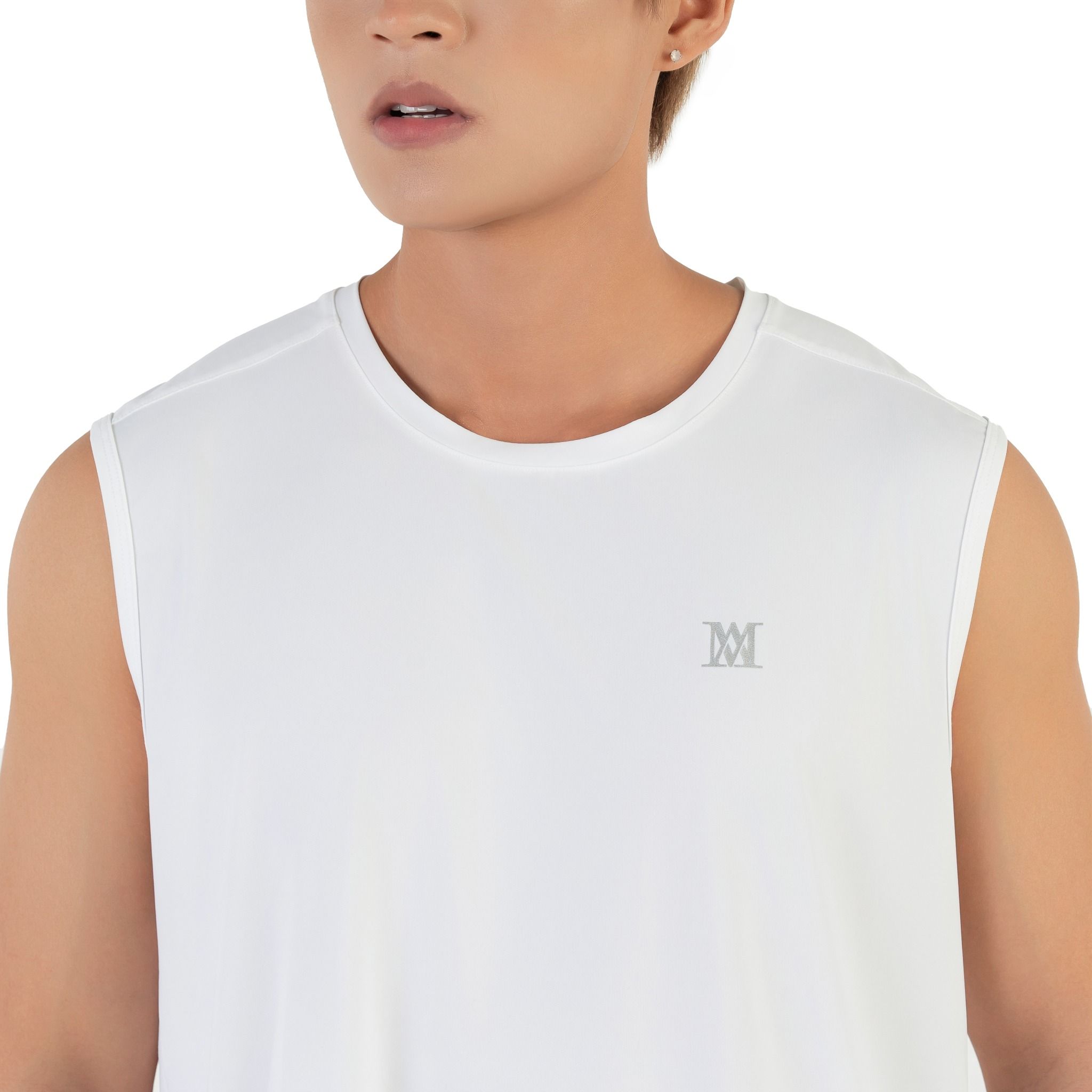  Áo Tanktop nam AM màu trắng TTM2402-11 