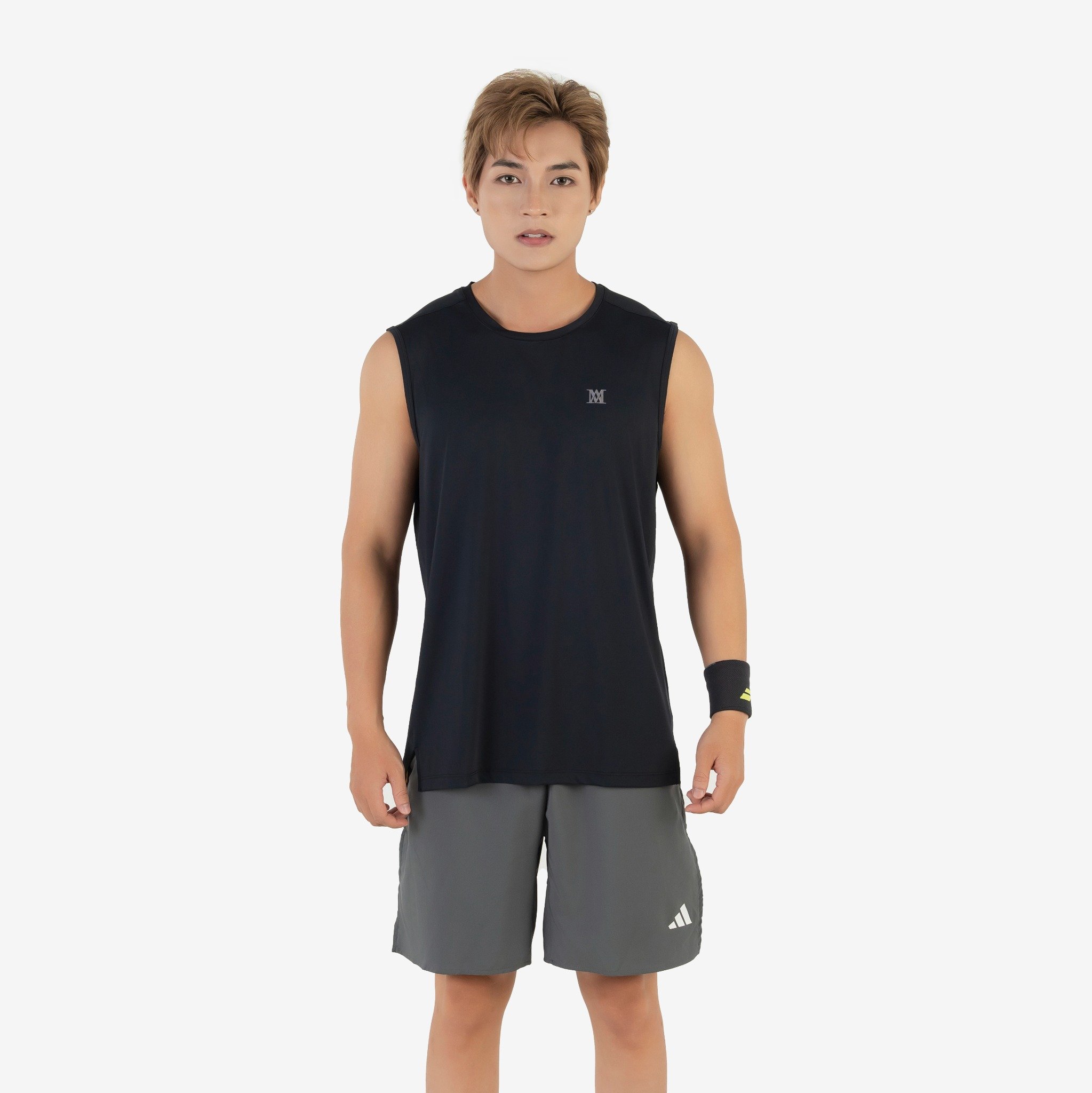 Áo Tanktop nam AM màu đen TTM2402-00