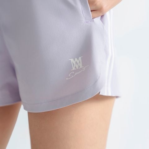  Quần running nữ AM màu tím nhạt SRW2522-44 