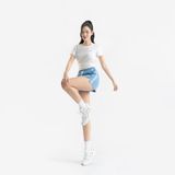  Quần running nữ AM màu xanh SRW2522-33 
