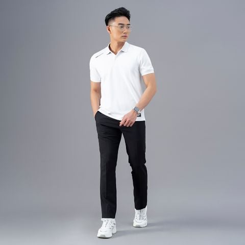  Áo Polo nam AM màu White PLM233-11 
