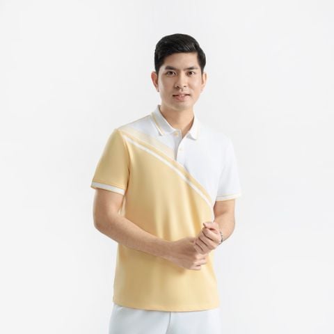  Áo Polo nam AM màu vàng trắng MP25103-81 