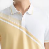 Áo Polo nam AM màu vàng trắng MP25103-81 