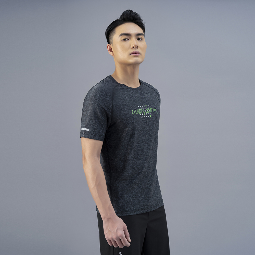 Áo Tshirt nam AM màu đen TSM231-00