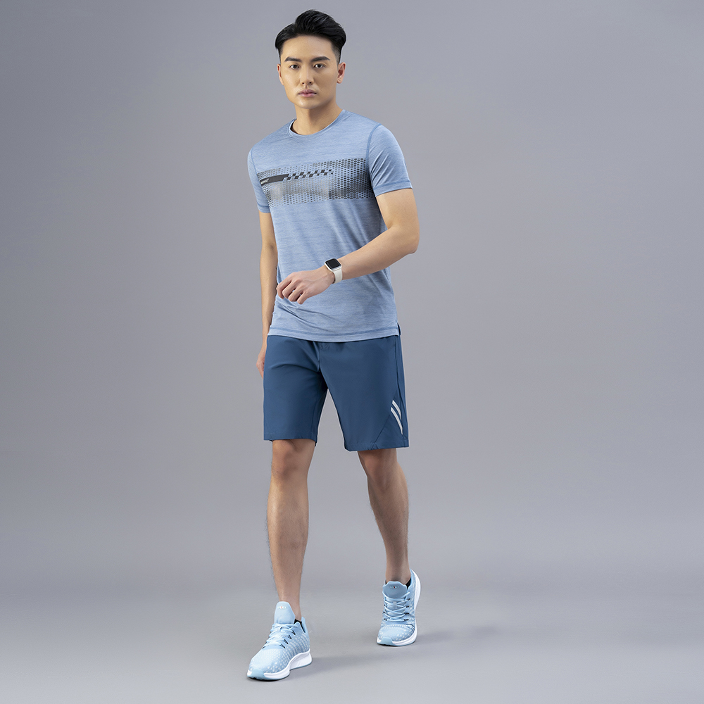 Áo Tshirt nam AM màu xanh dương TSM232-73