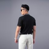  Áo Polo nam AM màu Black PLM236-00 