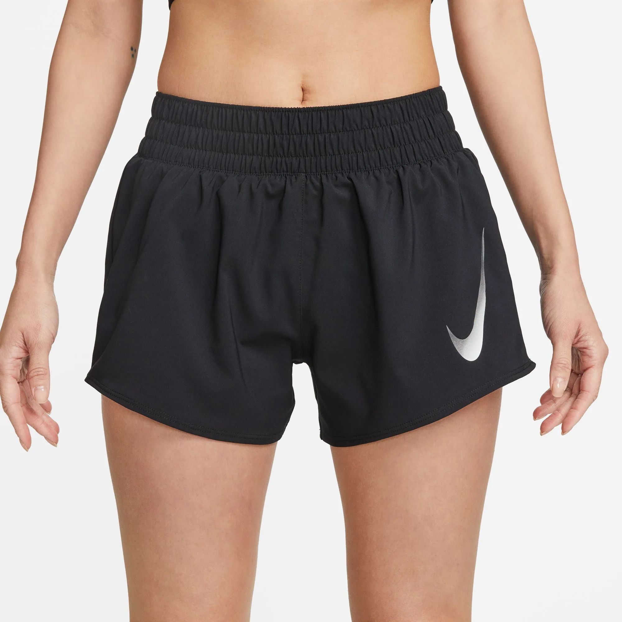  Quần running nike AS W NK SWOOSH SHORT VENEER VE nữ DX1032-010 