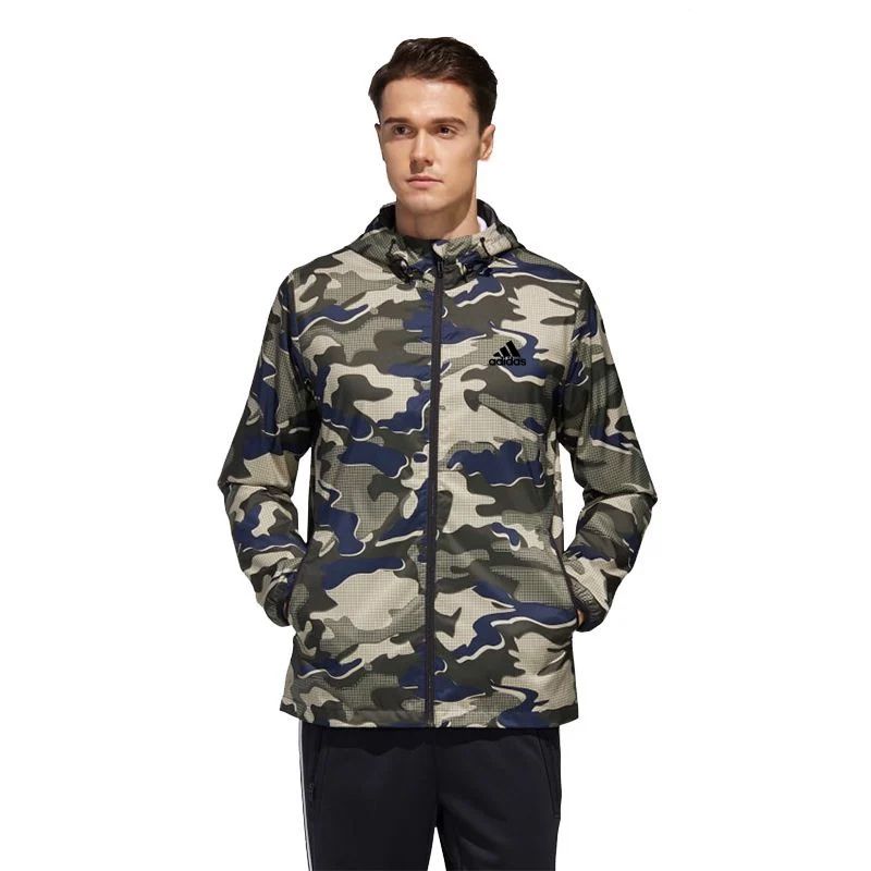  Áo sportswear adidas MUST HAVES CAMO WINDBREAKER nam GF3966 