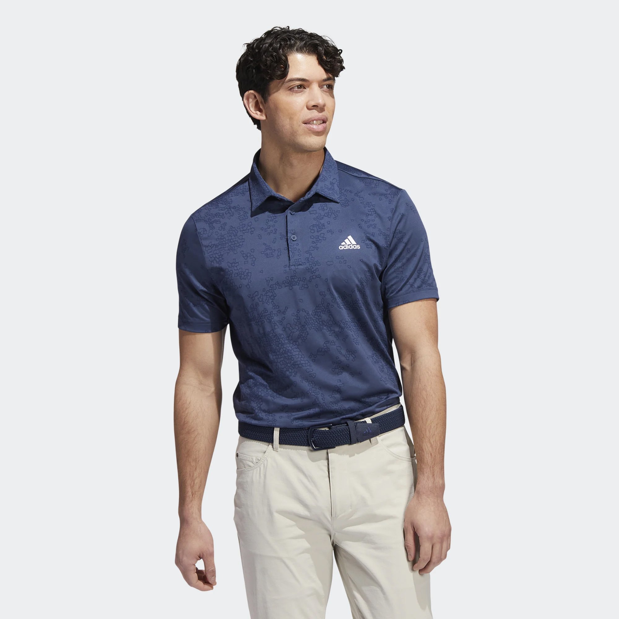 Áo golf POLO JACQUARD adidas nam - HF6617