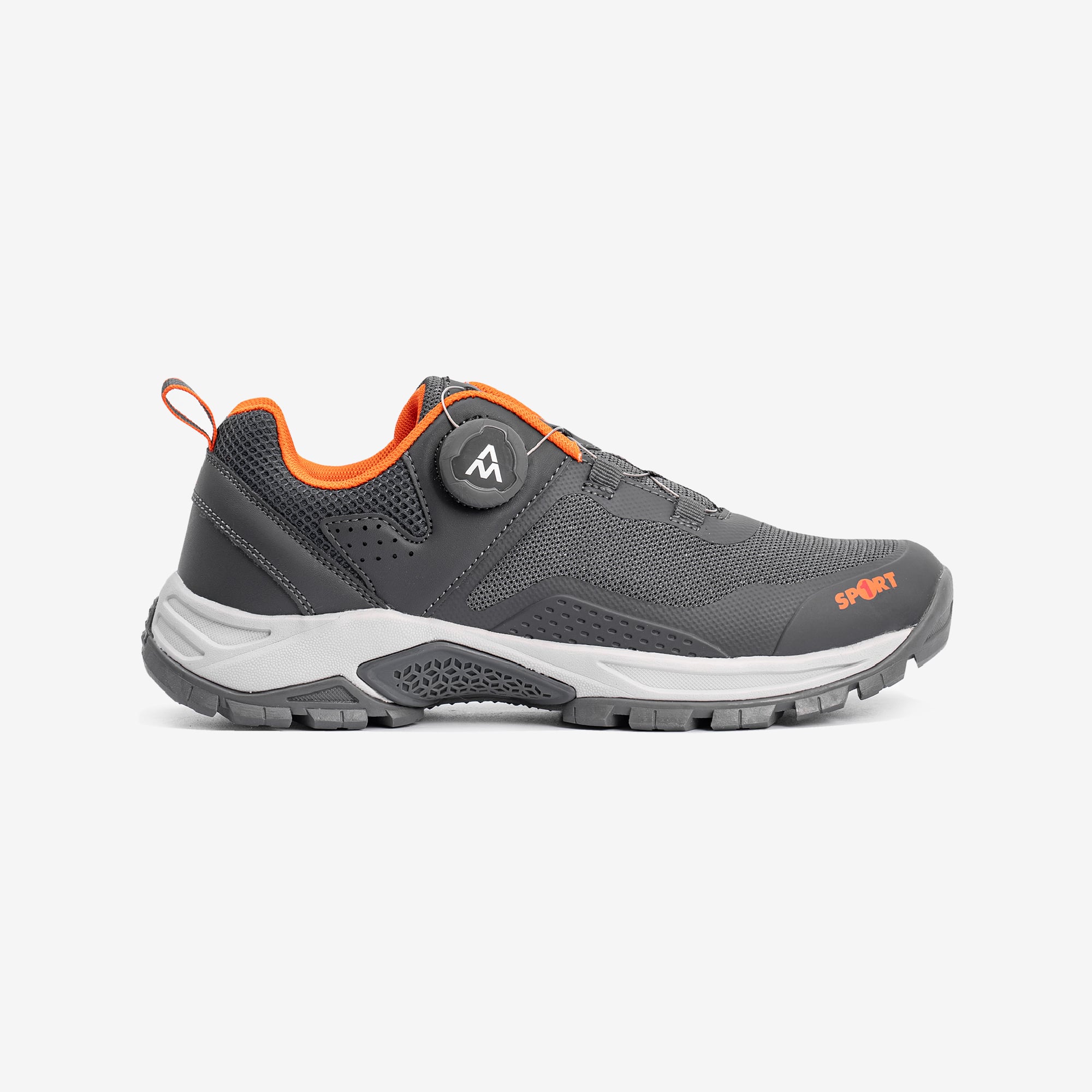 Giầy Running KOTOR màu Dark grey/orange AM23206
