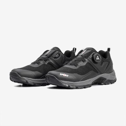  Giầy Running Nam màu Black AM23200 