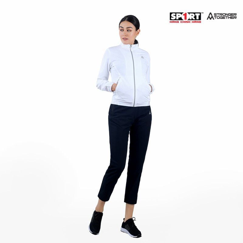  Bộ gió AM nữ cắt cúp WWS002 màu White/ Black 