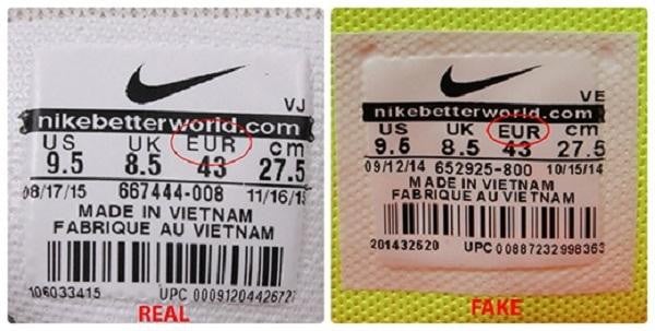 Cach phan bi t giay Nike th t gi ch trong 3 phut
