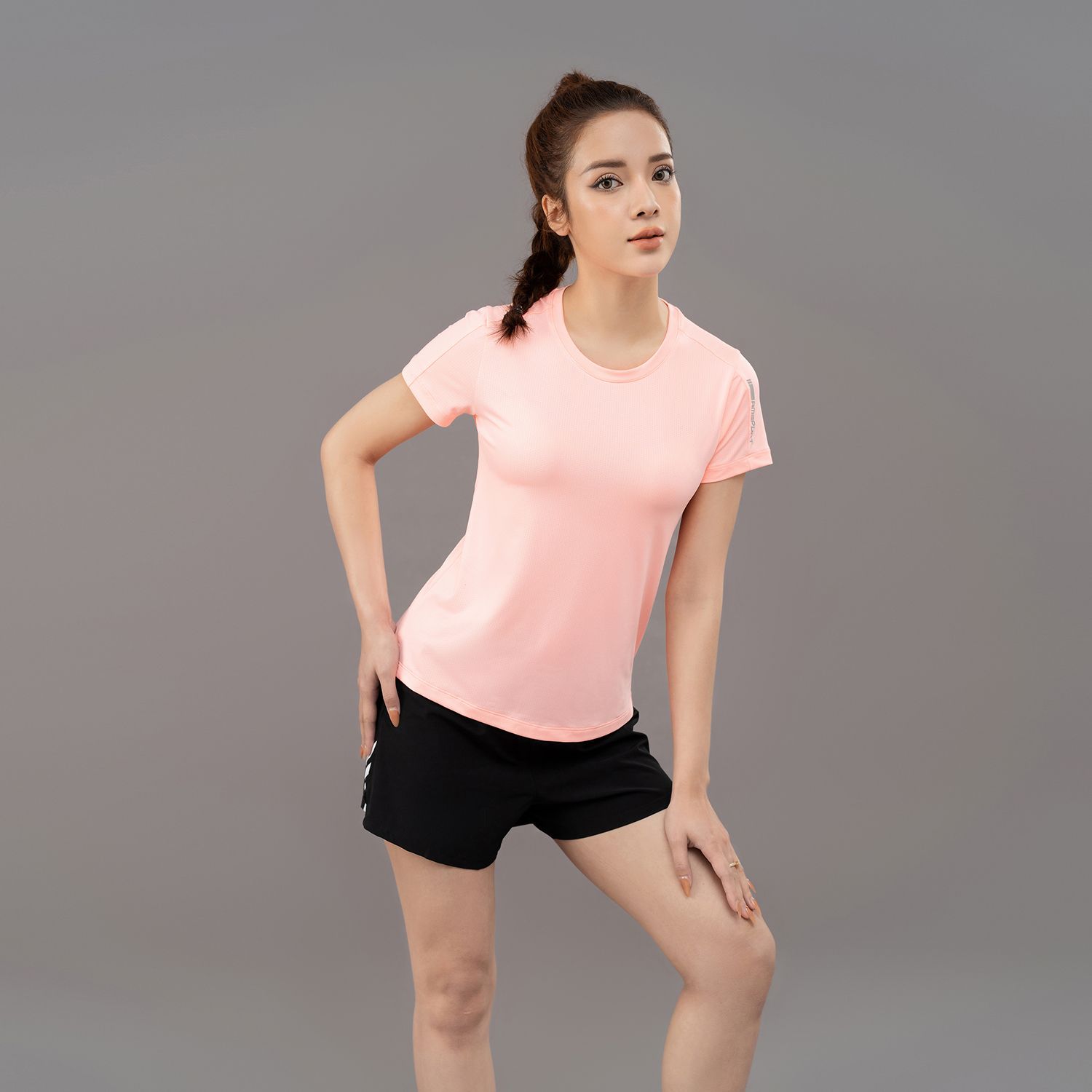  Áo Tshirt nữ AM màu hồng TSW2301-66 