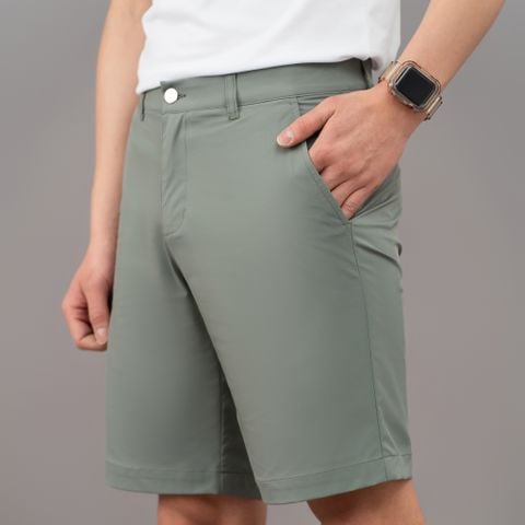  Quần short golf nam AM Moss Green SGM231-33 