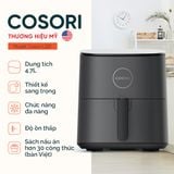  NỒI CHIÊN KHÔNG DẦU COSORI PRO CAF-L501 4.7 LÍT 