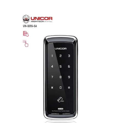 Khóa cửa kính Unicor UN 325 SGL- CL