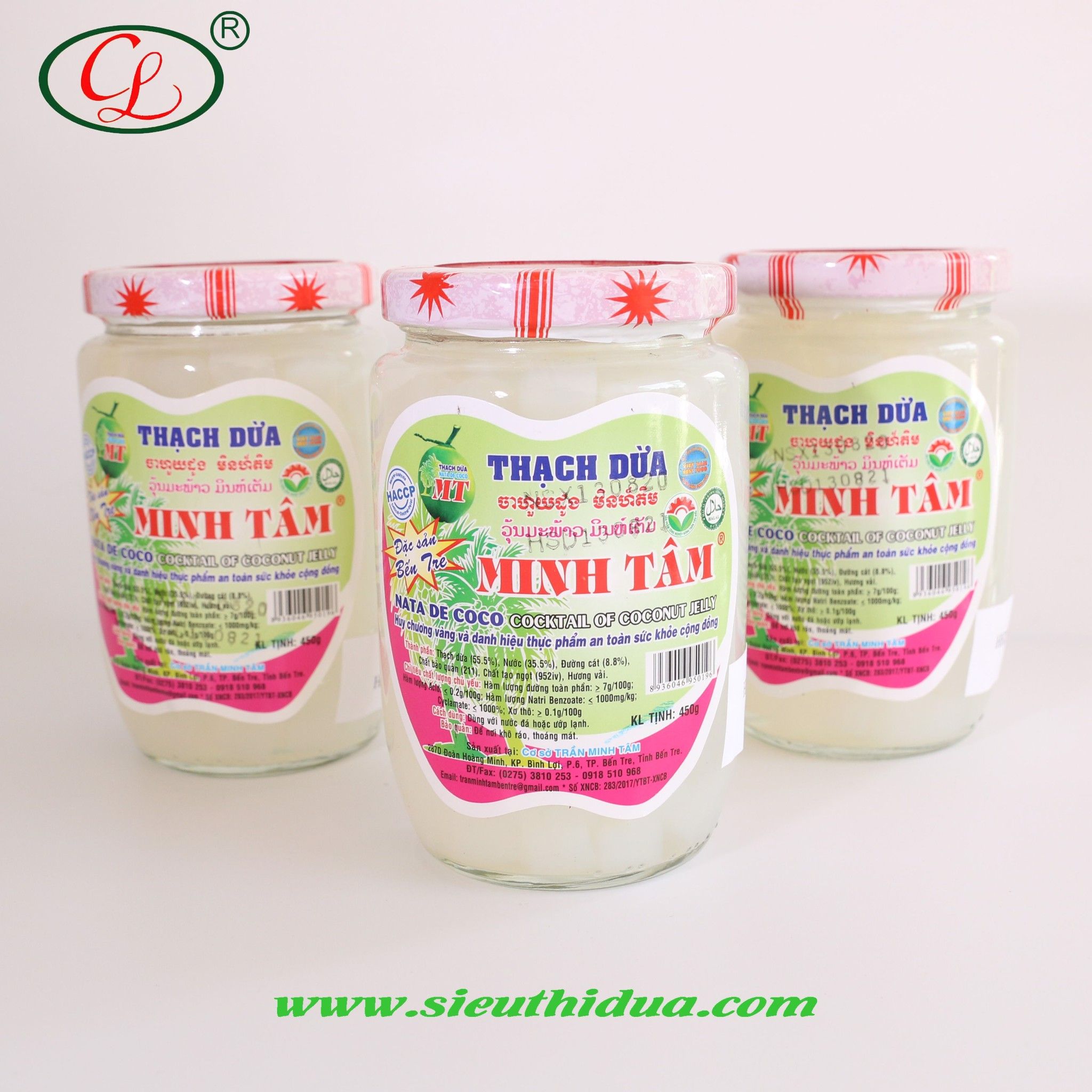  THẠCH DỪA KEO (450g) 