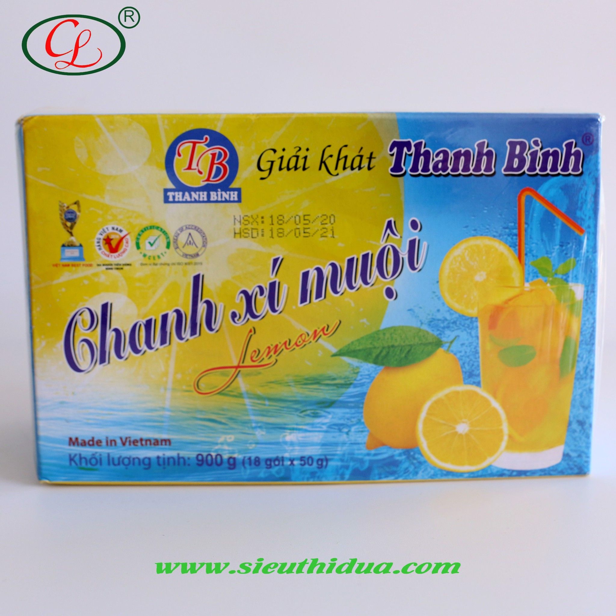  CHANH XÍ MUỘI HÒA TAN (18 gói) 