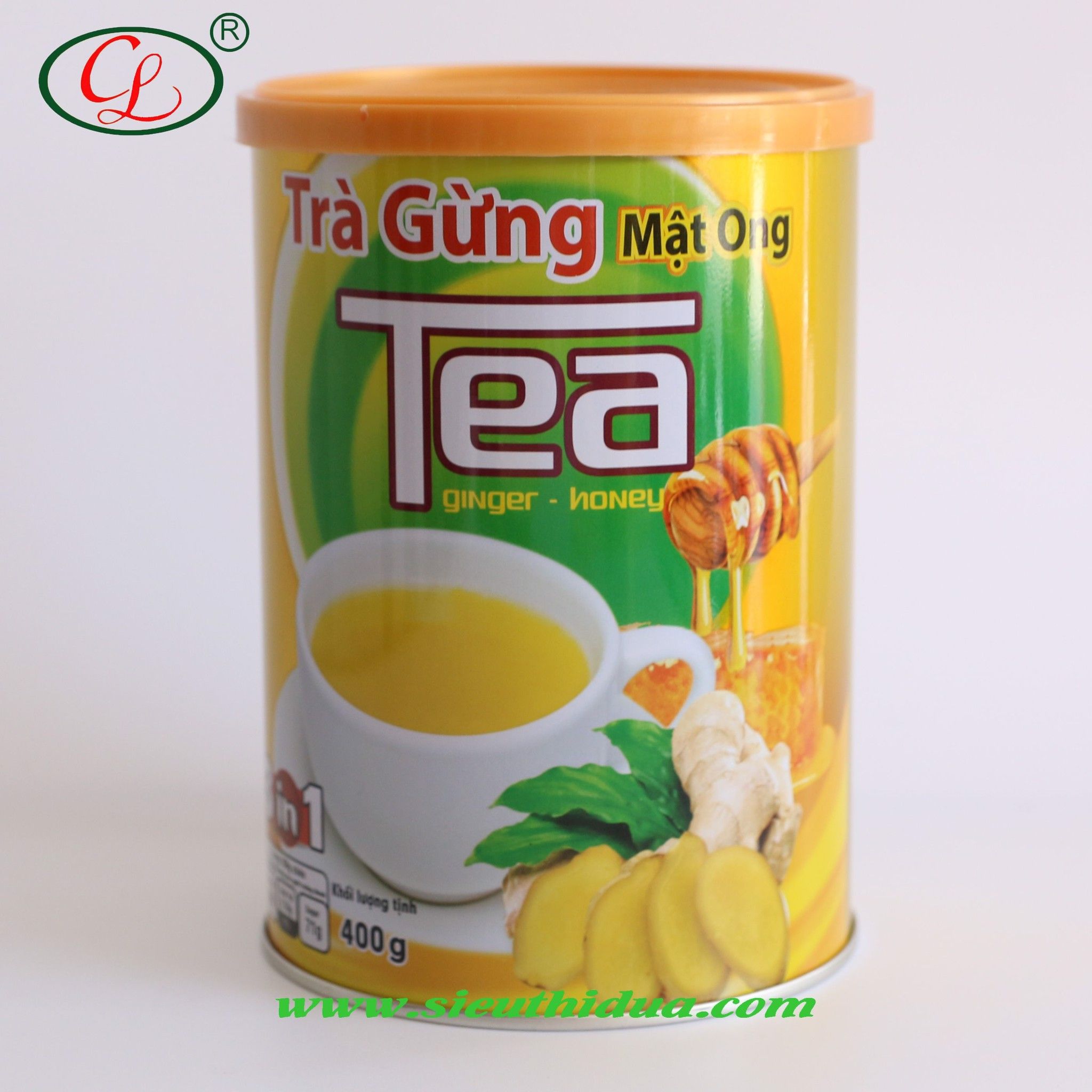  TRÀ GỪNG MẬT ÔNG HÒA TAN (400g) 