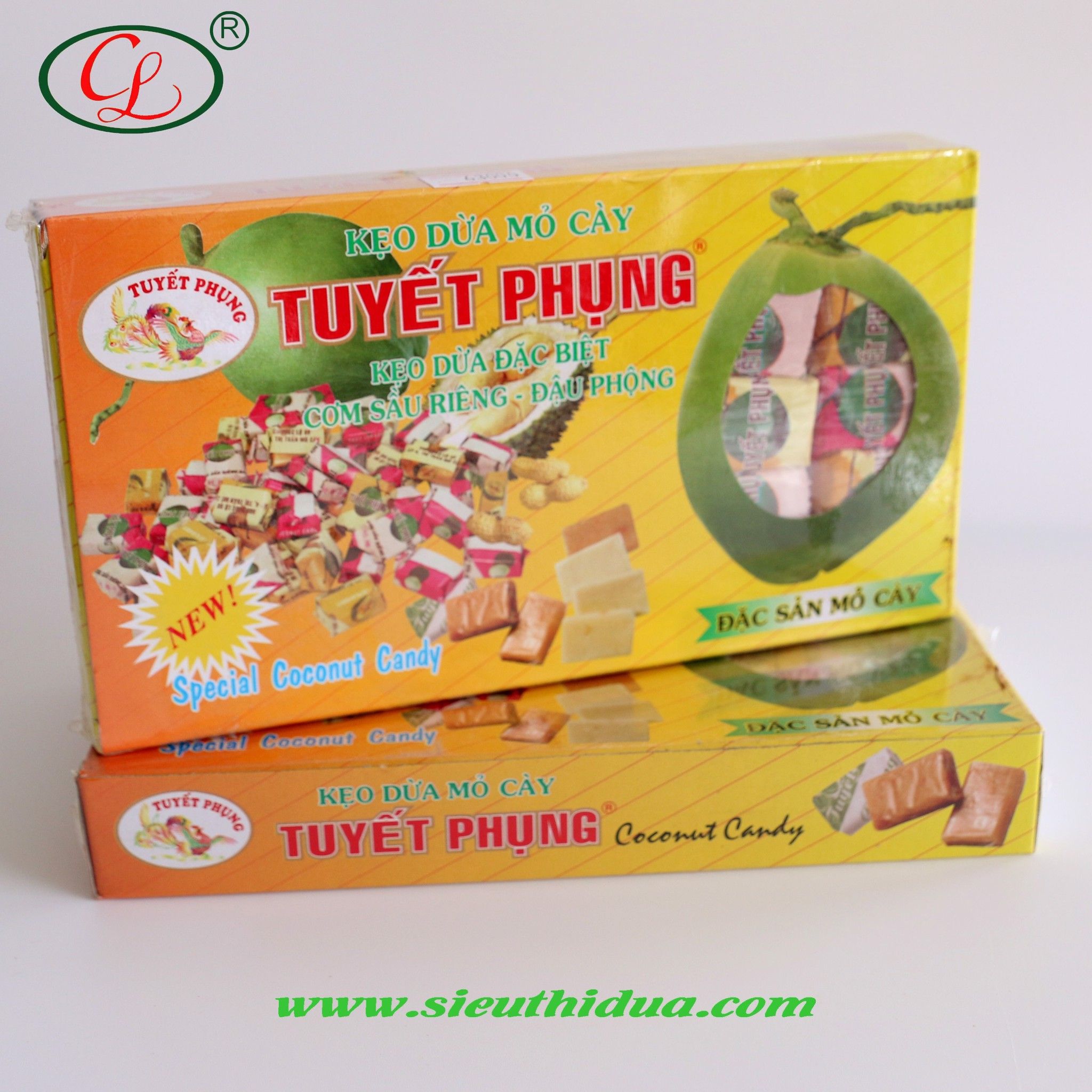 KẸO DỪA ĐẶC BIỆT SẦU RIÊNG ĐẬU PHỘNG 