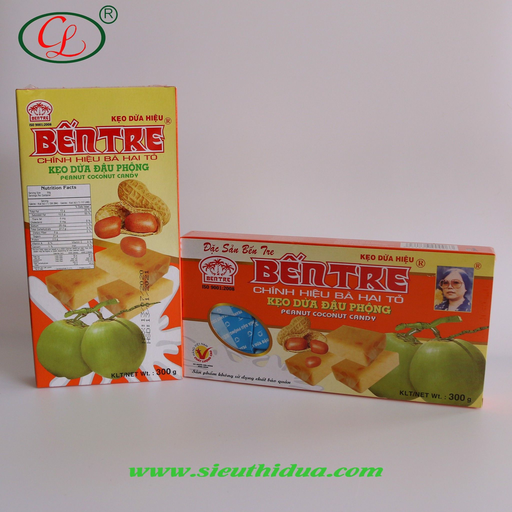  KẸO DỪA ĐẬU PHỘNG (300g) 