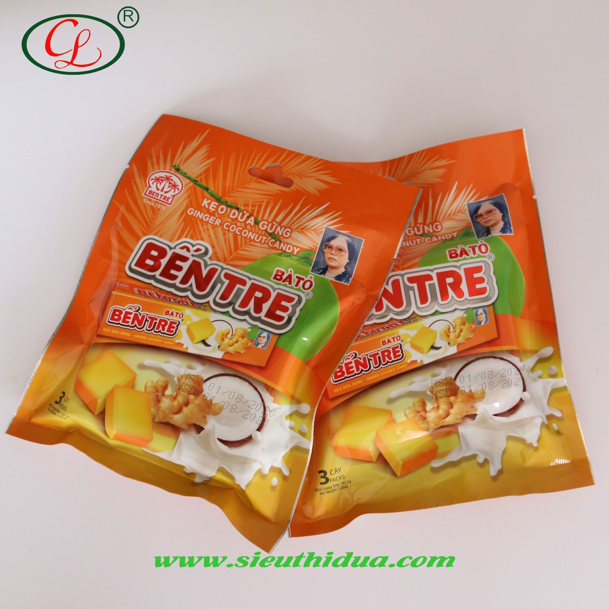  KẸO DỪA GỪNG (142,5g) 