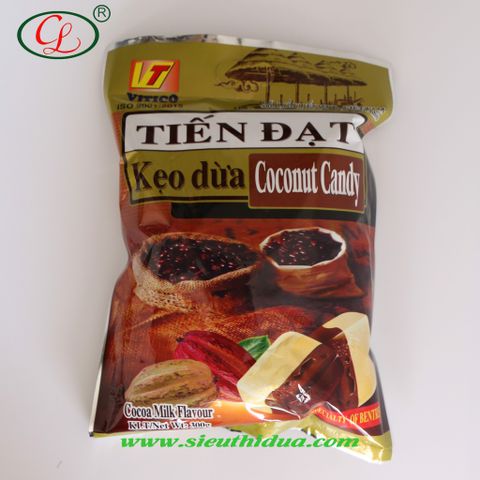 KẸO DỪA DẺO VỊ CÀ PHÊ (300g) 