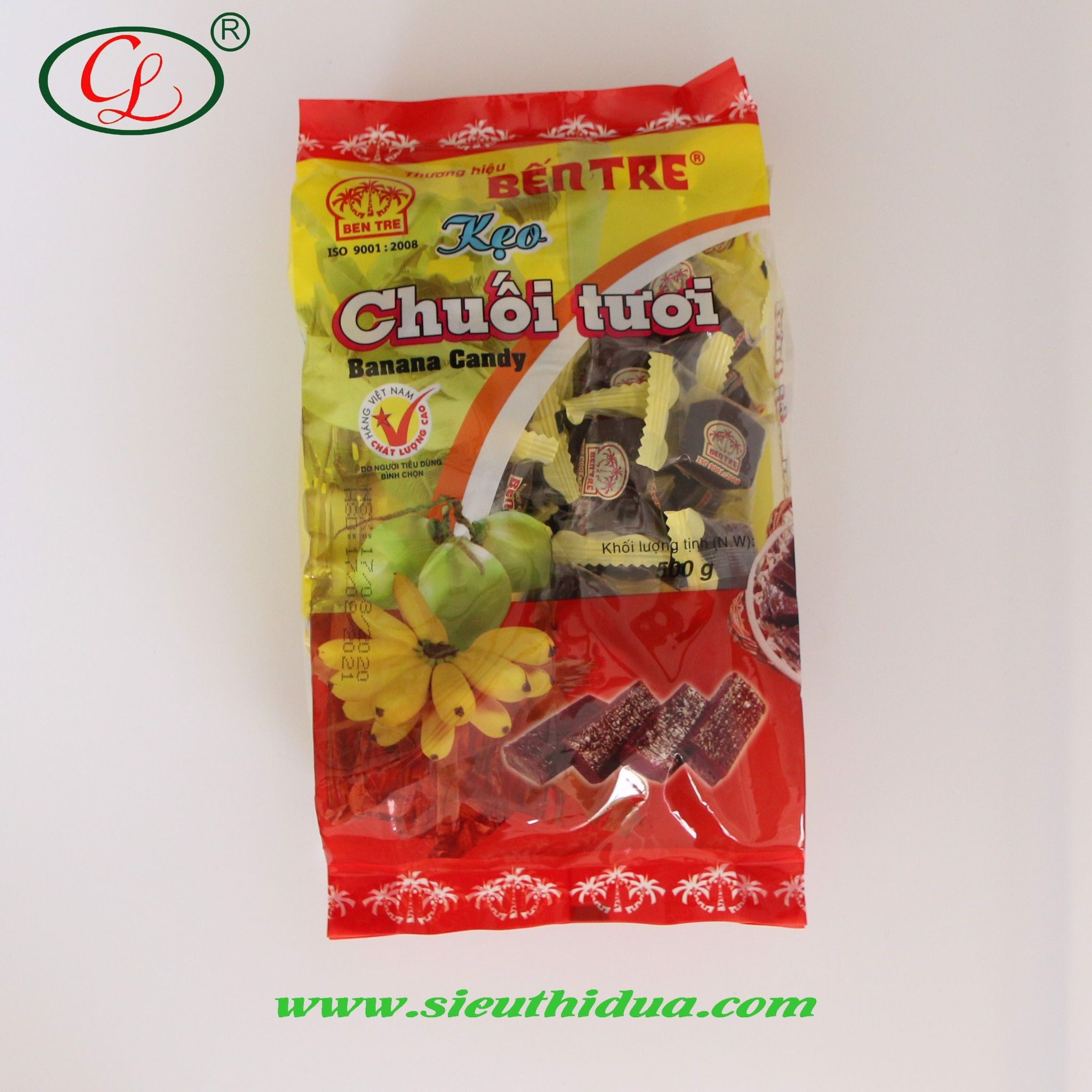  KẸO DẺO CHUỐI TƯƠI (500g) 