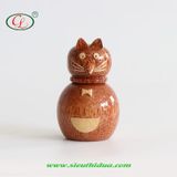  HỦ TĂM HÌNH CHÚ CHUỘT TỪ GỖ DỪA 