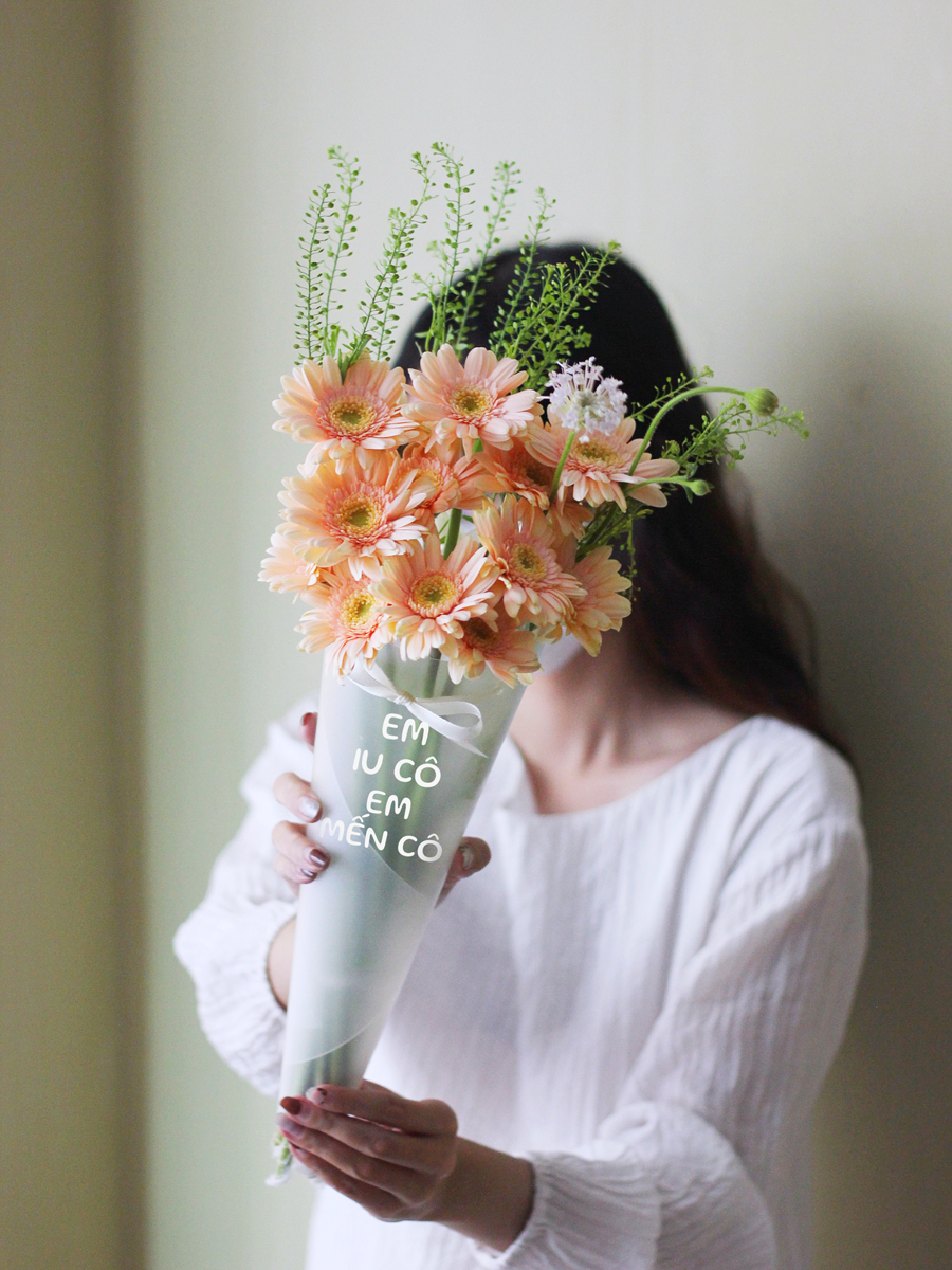  Orange Gerbera 