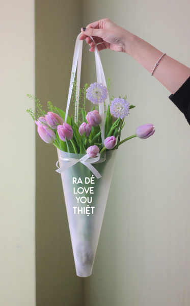  Pack Hoa Tin Nhắn - Tulip tím 