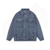 Áo Khoác Jean Unisex EMO 2325 AJ19 Khoác Rin Năng Động