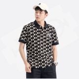 Áo Polo Unisex Cổ Bẻ Mlb Classic Monogram cho Nam Nữ EMO APL60