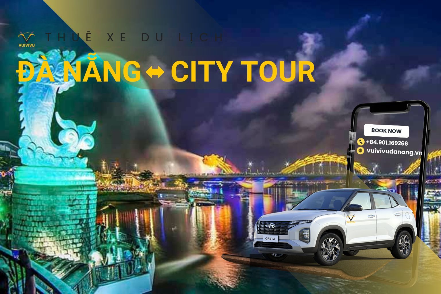Thuê xe 4 chỗ Đà Nẵng