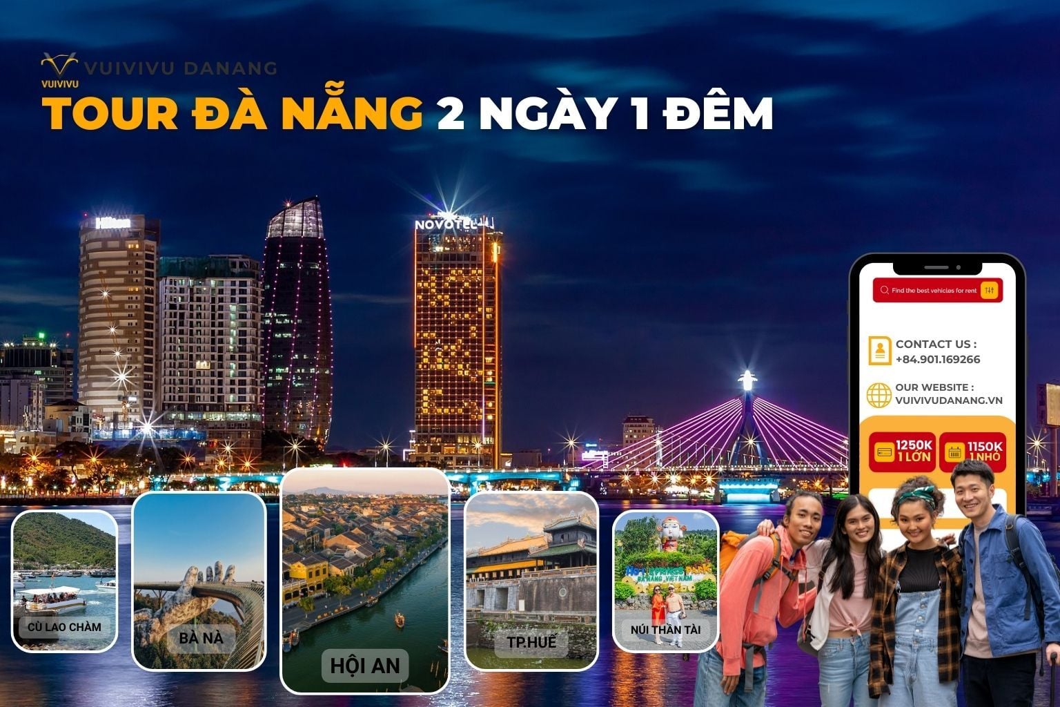 Tour Đà Nẵng 2 ngày 1 đêm
