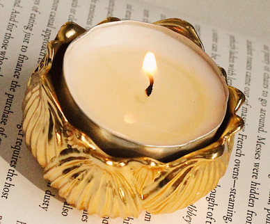 Giá đỡ nến hâm trà hình hoa sen