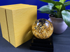 Quả Cầu Phong Thủy Lá Vàng 24k
