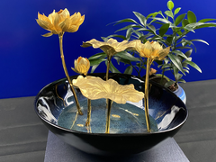 Bát Sen Mạ Vàng 24k