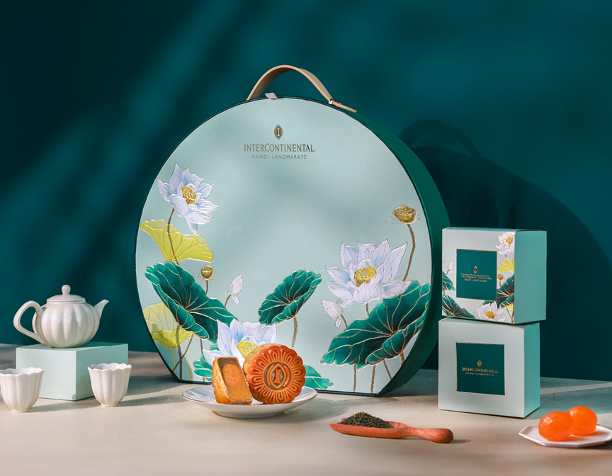 Bánh Trung thu cao cấp Intercontinental 2024- Hộp Truyền Thống (6 bánh –  SmartLife