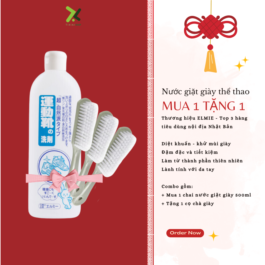 Nước giặt giày thể thao Elmie - 500ml