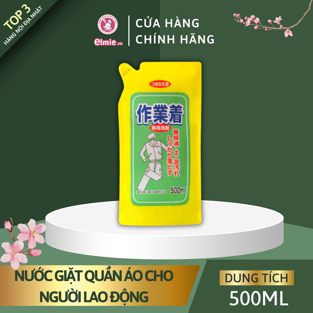 Nước giặt quần áo dành cho người làm việc Elmie – 500ml