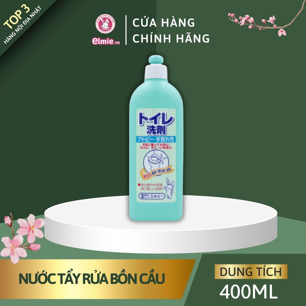 Nước tẩy bồn cầu Elmie dành cho da dị ứng và da khô - 400ml