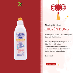 Nước giặt cổ áo bẩn Elmie dành cho da dị ứng và da khô - 300ml